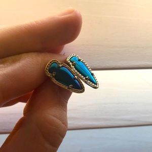 Kendra Scott Black Iridescent Skylette Stud